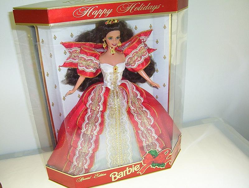 Barbie  1997 Happy Holidays Doll