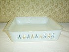 Fire King Ovenware Candleglow 8" square baking pan