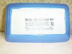 Westinghouse Exlusive Butter Dish by Hall China Co