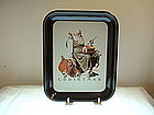 Norman Rockwell Christmas First Edition Tray 1975