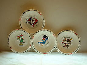 Kellogg's Premium Four Cereal Bowls 1995
