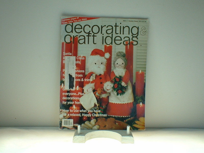 decorating &amp; craft ideas Dec/Jan 1975-76
