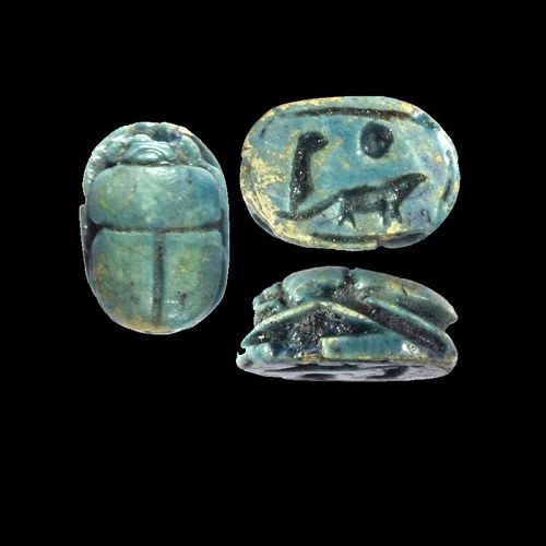Ancient Egyptian Scarab, before 300 BC, Mitry Collection