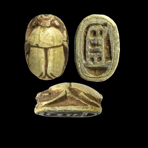 Ancient Egyptian Scarab, 300 BC or older, Mitry Collection