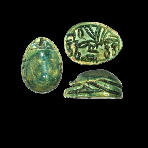Ancient Egyptian Scarab, 300 BC or older, Mitry Collection
