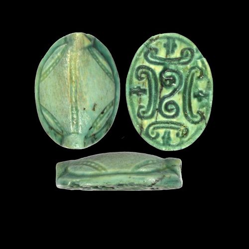 Ancient Egyptian Scaraboid, 300 BC or older, Mitry Collection
