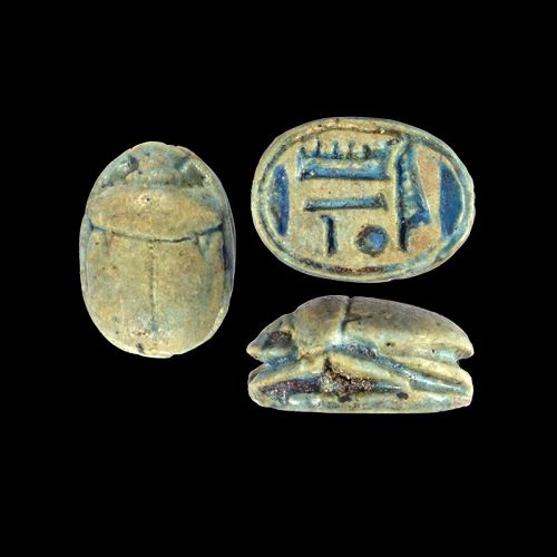 Ancient Egyptian Scarab, c. 1000 BC, Mitry #R499