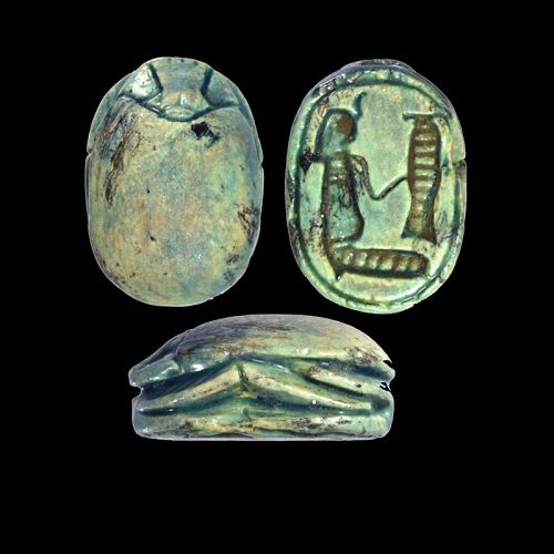 Ancient Egyptian Scarab, c. 1200 BC, Mitry #R600