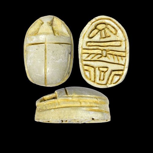 Ancient Egyptian Scarab, c. 500 BC, R3