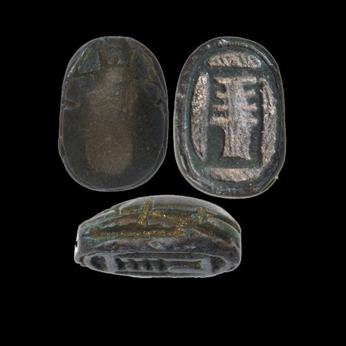 Ancient Egyptian Scarab, c. 1200 BC, Mitry #R547