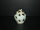 Rare Yuan dynasty iron spotted jar with cover