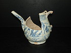 Rare sample of Yuan dynasty blue and white ewer