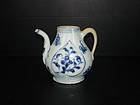 Yuan - Ming blue and white ewer