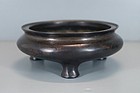 18th century Chinese bronze censer Xuande mark