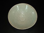 Song Yuan dynasty qingbai large phoenix bowl