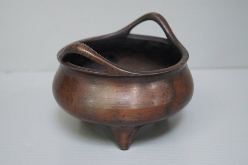 Qing Chinese Bronze Censer 15 cm