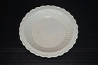 Fine northern Song Ding ware flower shape dish