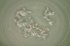 Rare Song longquan celadon dragon dish