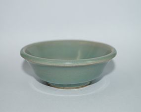 Rare Song dynasty longquan celadon blue green brush washer