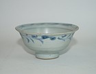 Yuan dynasty blue and white tea cup