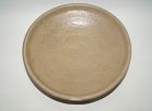 Song dynasty celadon large plate with carved bird motif