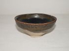 Song dynasty russet splashed black glaze tea bowl