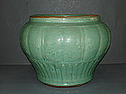 Yuan - early Ming longquan celadon guan jar