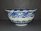 Ming dynasty blue and white big bowl