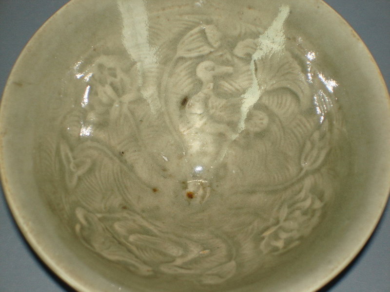 Rare northern Song Yaozhou bowl with duck motif