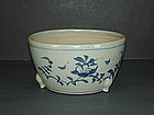 Early Ming 15th century blue and white censer