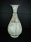 Sample of Yuan copper red under glaze yuhuchun vase