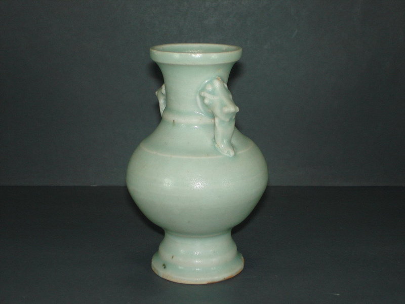 Fine southern Song qingbai vase with animal ears