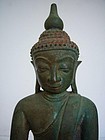 Burmese Bronze Shan Buddha