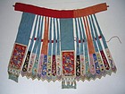 Chinese Embroidered Apron Late Qing