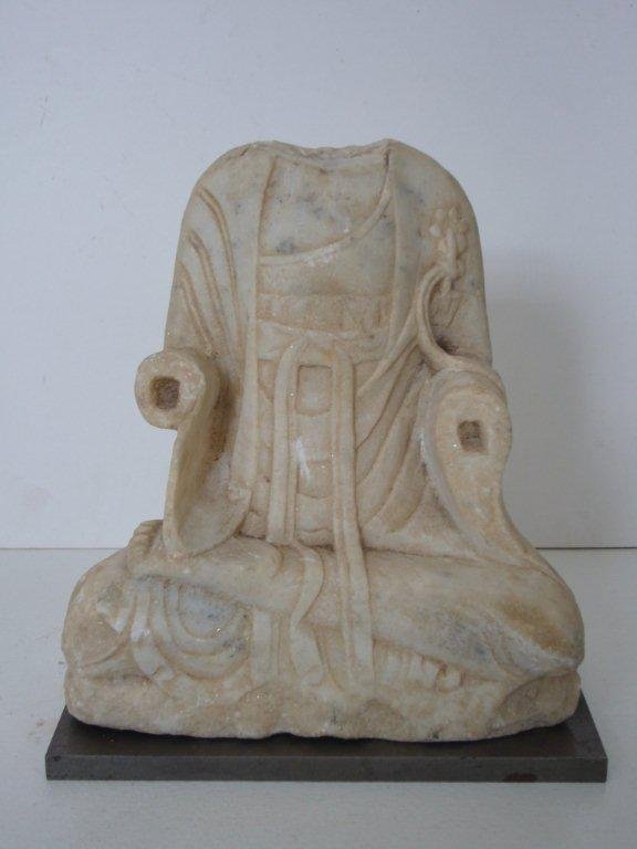 Tang Dynasty Marble Buddha Torso