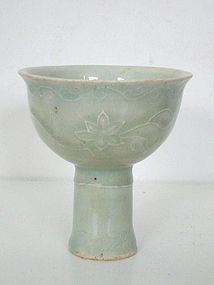 Yuan Dynasty Qingbai Stemcup