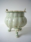 Extremely Rare and Large Qingbai Censer