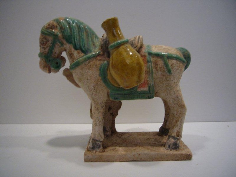 Chinese Ming Dynasty Horses and Grooms