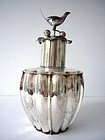 Rare and Large Chinese Silver Tea Caddy