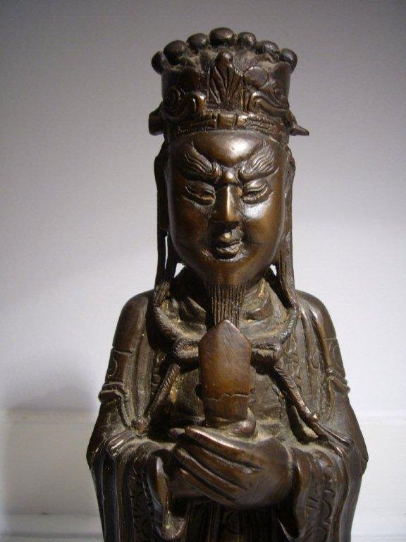 Ming Dynasty Bronze Deity
