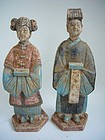 Large Ming Pottery Tomb Figures