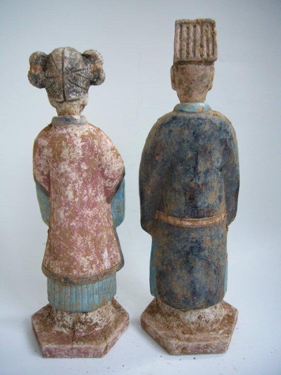 Large Ming Pottery Tomb Figures