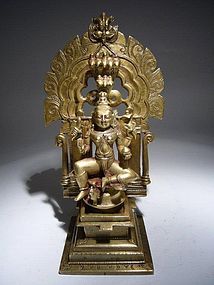 Indian Bronze Padmavati 18th Century