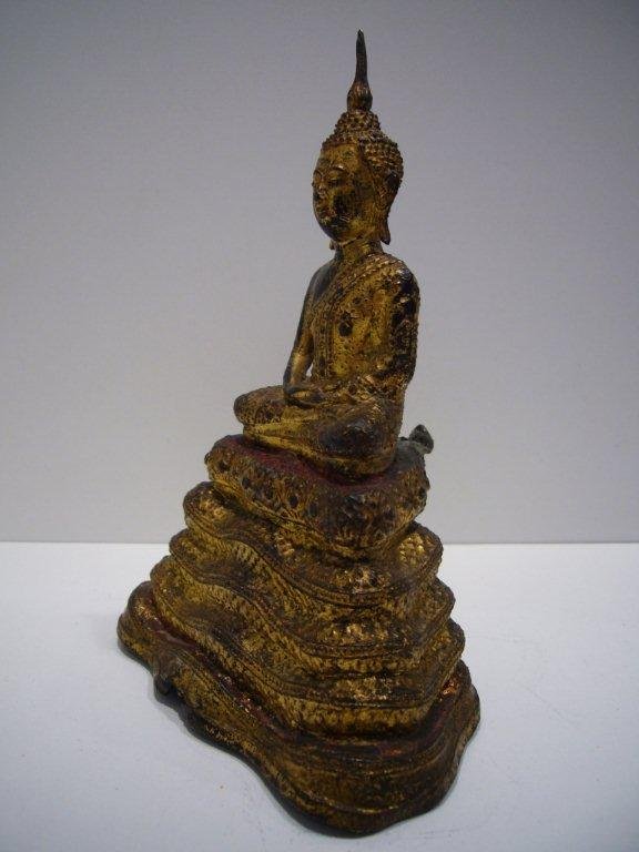 Thai Ratanakosin Bronze Buddha 19th Century