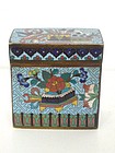 Large Chinese Email Cloisonné Opium Box