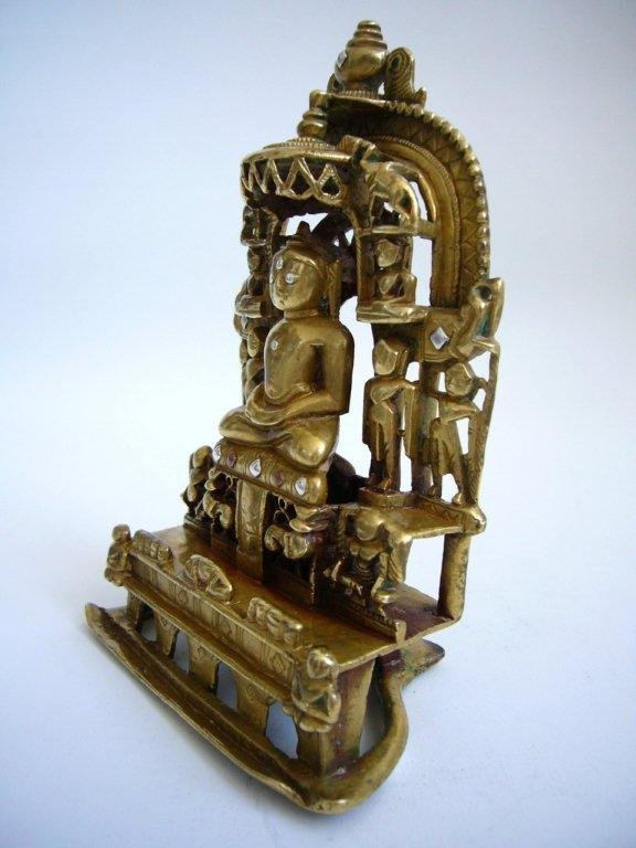 Indian Bronze Jain Shrine Dated1453