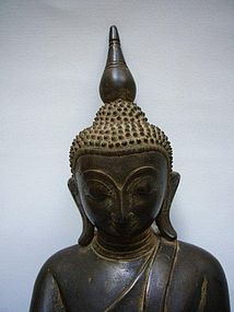 Burmese Bronze Buddha Shan State 18th Century