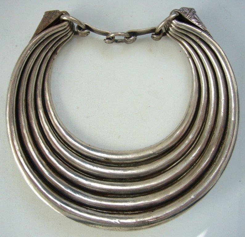 Rare Silver Hmong Hill Tribe Necklace