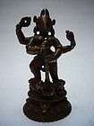 Indian Bronze Durga 17th/18th Century