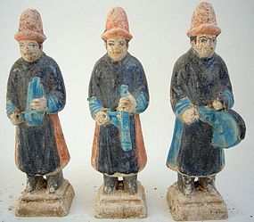 Ming Dynasty Pottery Tomb Figures